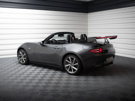 Maxton Design Carbon Spoiler With Upper Swan Mounting + LED Mazda MX-5 ND (Mk4) - CF-MA-MX5-4-WING5-UPP-245-P+LED - Image 6