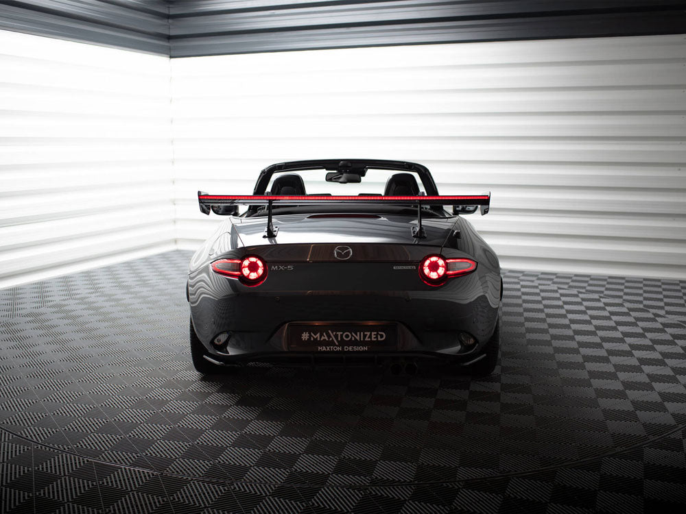 Maxton Design Carbon Spoiler With Upper Swan Mounting + LED Mazda MX-5 ND (Mk4) - CF-MA-MX5-4-WING5-UPP-245-P+LED - Image 5