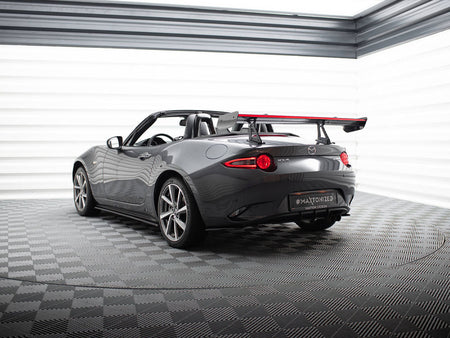 Maxton Design Carbon Spoiler With Upper Swan Mounting + LED Mazda MX-5 ND (Mk4) - CF-MA-MX5-4-WING5-UPP-245-P+LED - Image 8