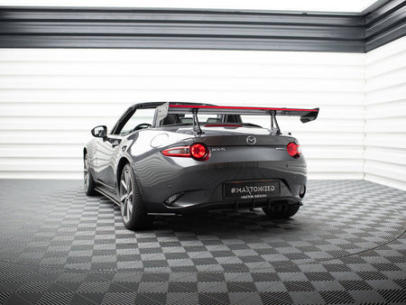 Maxton Design Carbon Spoiler With Upper Swan Mounting + LED Mazda MX-5 ND (Mk4) - CF-MA-MX5-4-WING5-UPP-245-P+LED - Image 10