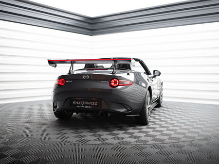 Maxton Design Carbon Spoiler With Upper Swan Mounting + LED Mazda MX-5 ND (Mk4) - CF-MA-MX5-4-WING5-UPP-245-P+LED - Image 11