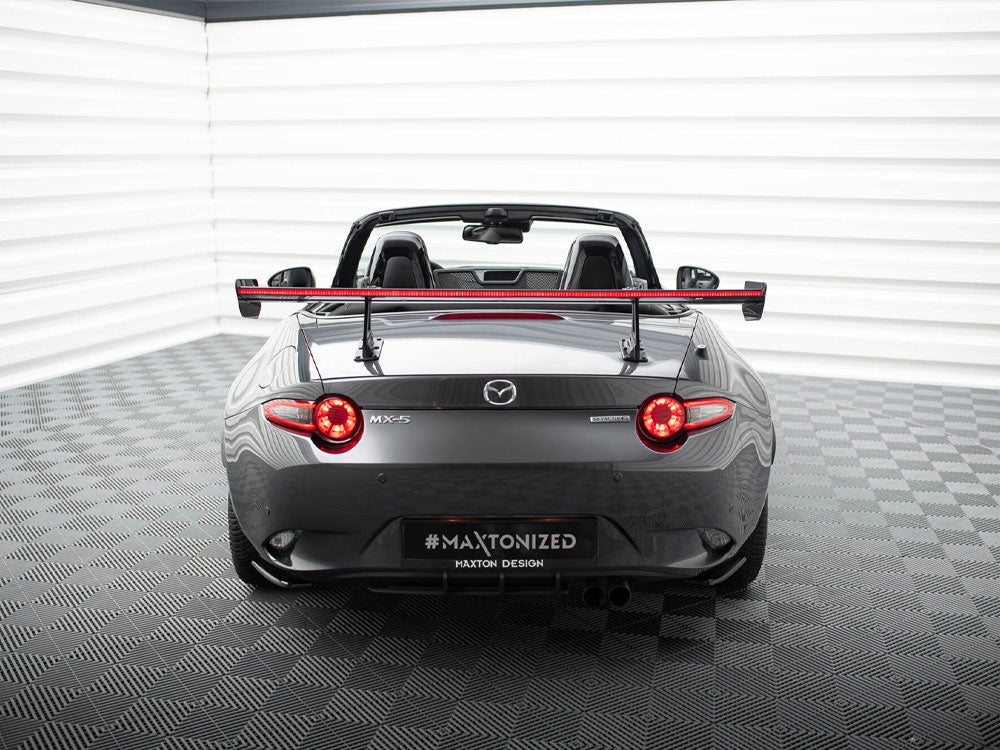 Maxton Design Carbon Spoiler With Upper Swan Mounting + LED Mazda MX-5 ND (Mk4) - CF-MA-MX5-4-WING5-UPP-245-P+LED - Image 13