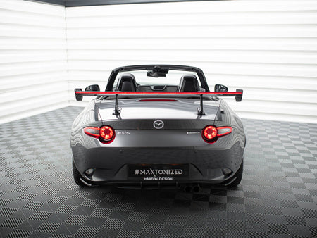 Maxton Design Carbon Spoiler With Upper Swan Mounting + LED Mazda MX-5 ND (Mk4) - CF-MA-MX5-4-WING5-UPP-245-P+LED - Image 13