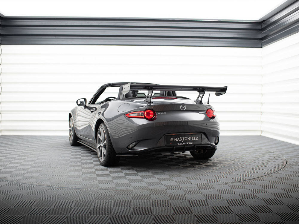 Maxton Design Carbon Spoiler With Internal Brackets Uprights Mazda MX-5 ND (Mk4) - CF-MA-MX5-4-WING5-INT-245-P - Image 2