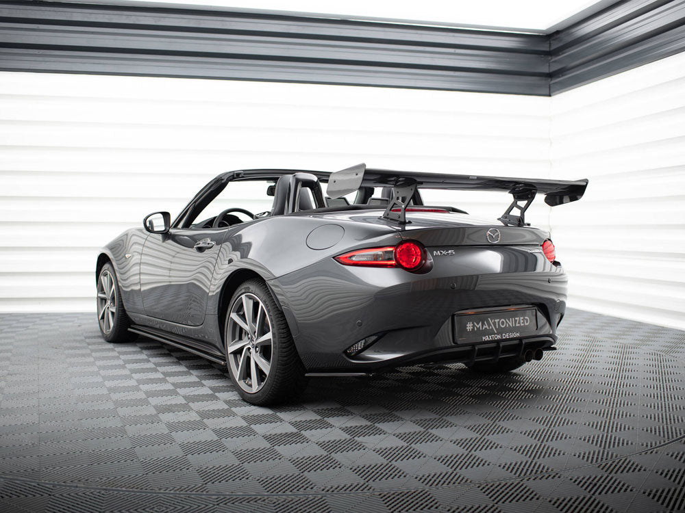 Maxton Design Carbon Spoiler With Internal Brackets Uprights Mazda MX-5 ND (Mk4) - CF-MA-MX5-4-WING5-INT-245-P - Image 3