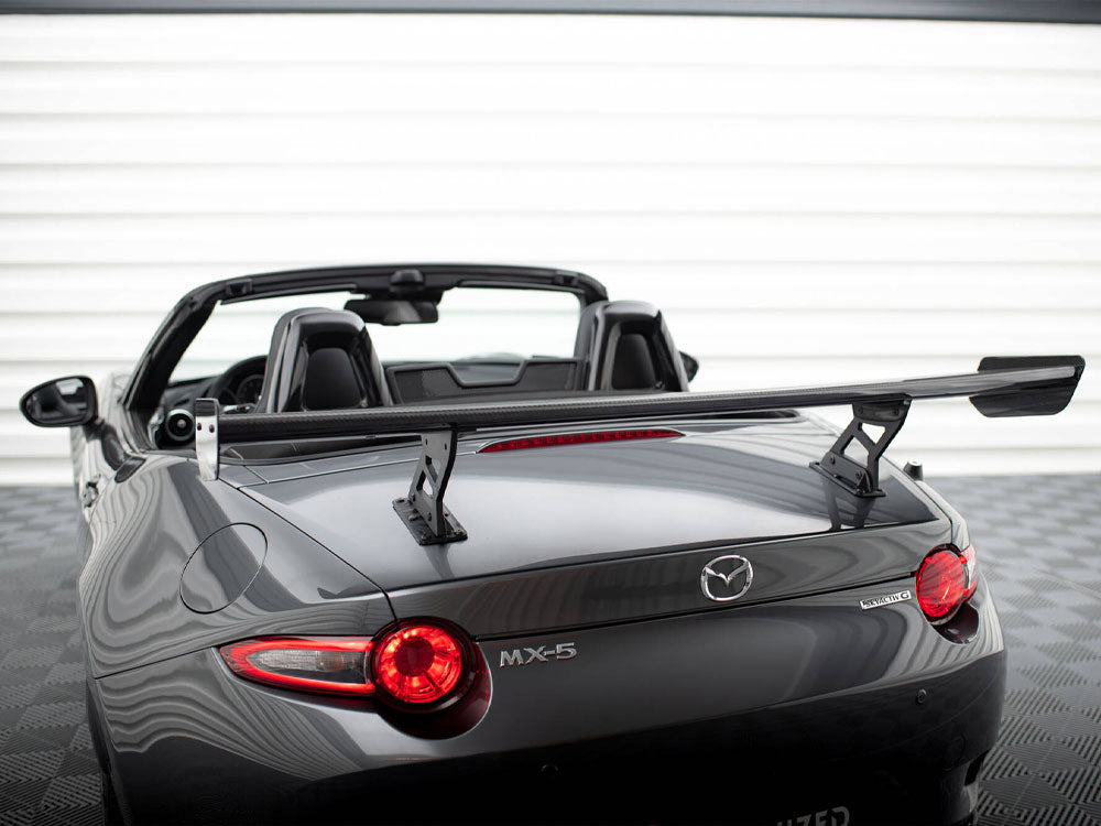 Maxton Design Carbon Spoiler With Internal Brackets Uprights Mazda MX-5 ND (Mk4) - CF-MA-MX5-4-WING5-INT-245-P - Image 4