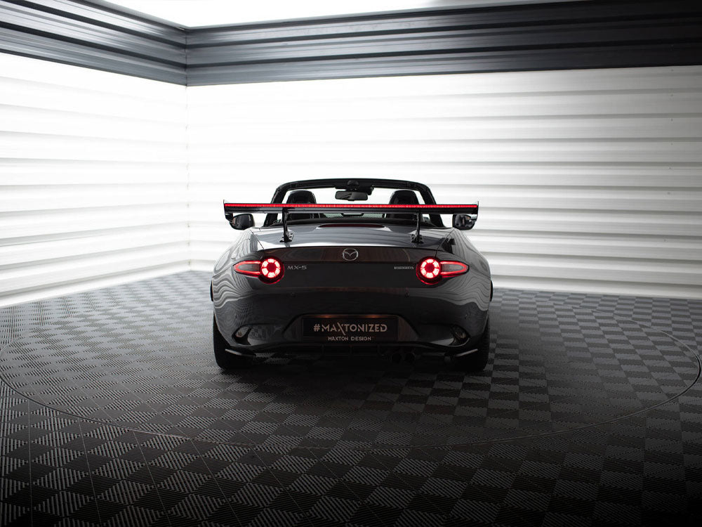 Maxton Design Carbon Spoiler With Internal Brackets Uprights + LED Mazda MX-5 ND (Mk4) - CF-MA-MX5-4-WING5-INT-245-P+LED - Image 6