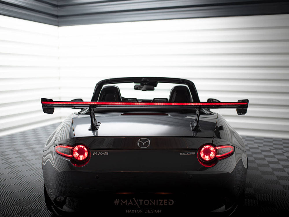 Maxton Design Carbon Spoiler With Internal Brackets Uprights + LED Mazda MX-5 ND (Mk4) - CF-MA-MX5-4-WING5-INT-245-P+LED - Image 7