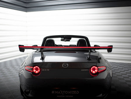 Maxton Design Carbon Spoiler With Internal Brackets Uprights + LED Mazda MX-5 ND (Mk4) - CF-MA-MX5-4-WING5-INT-245-P+LED - Image 7