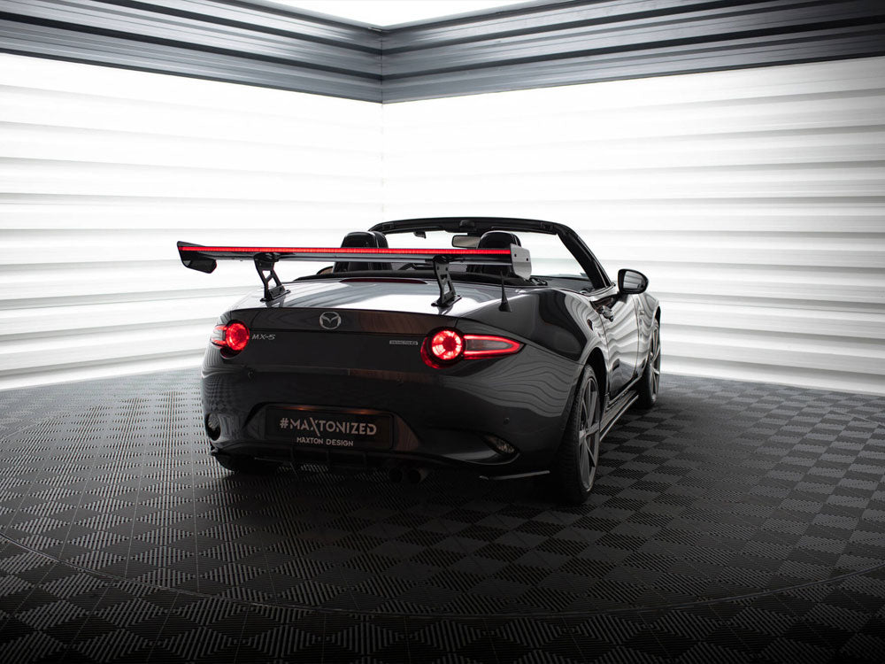 Maxton Design Carbon Spoiler With Internal Brackets Uprights + LED Mazda MX-5 ND (Mk4) - CF-MA-MX5-4-WING5-INT-245-P+LED - Image 3