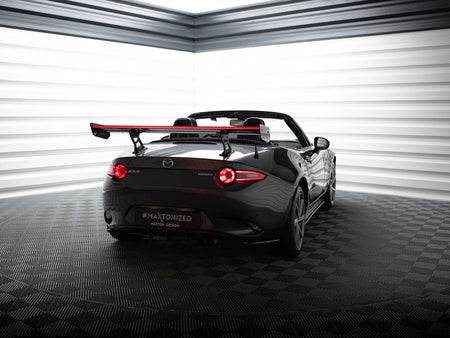 Maxton Design Carbon Spoiler With Internal Brackets Uprights + LED Mazda MX-5 ND (Mk4) - CF-MA-MX5-4-WING5-INT-245-P+LED - Image 3