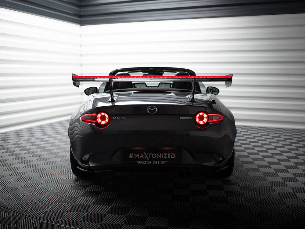 Maxton Design Carbon Spoiler JDM Style + LED Mazda MX-5 ND (Mk4) - CF-MA-MX5-4-WING5-JDM-245-P+LED - Image 4