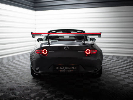 Maxton Design Carbon Spoiler JDM Style + LED Mazda MX-5 ND (Mk4) - CF-MA-MX5-4-WING5-JDM-245-P+LED - Image 4