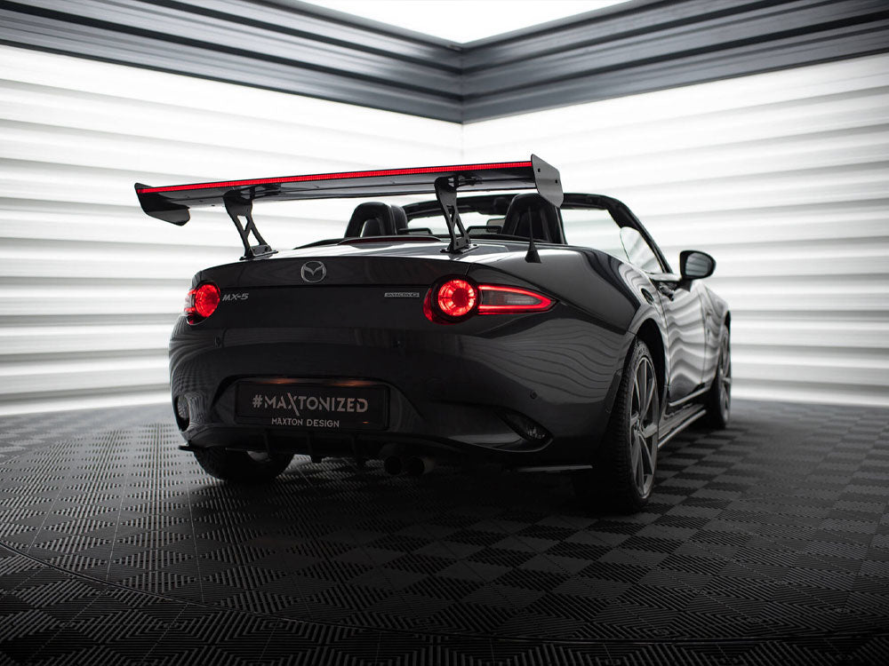 Maxton Design Carbon Spoiler JDM Style + LED Mazda MX-5 ND (Mk4) - CF-MA-MX5-4-WING5-JDM-245-P+LED - Image 3