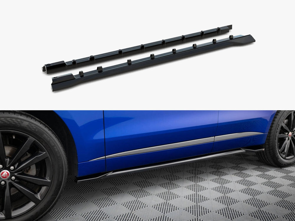 Maxton Design Side Skirts Diffusers Jaguar F-Pace R-Sport Mk1 - JA-FP-1-RSPORT-SD1G - Image 1
