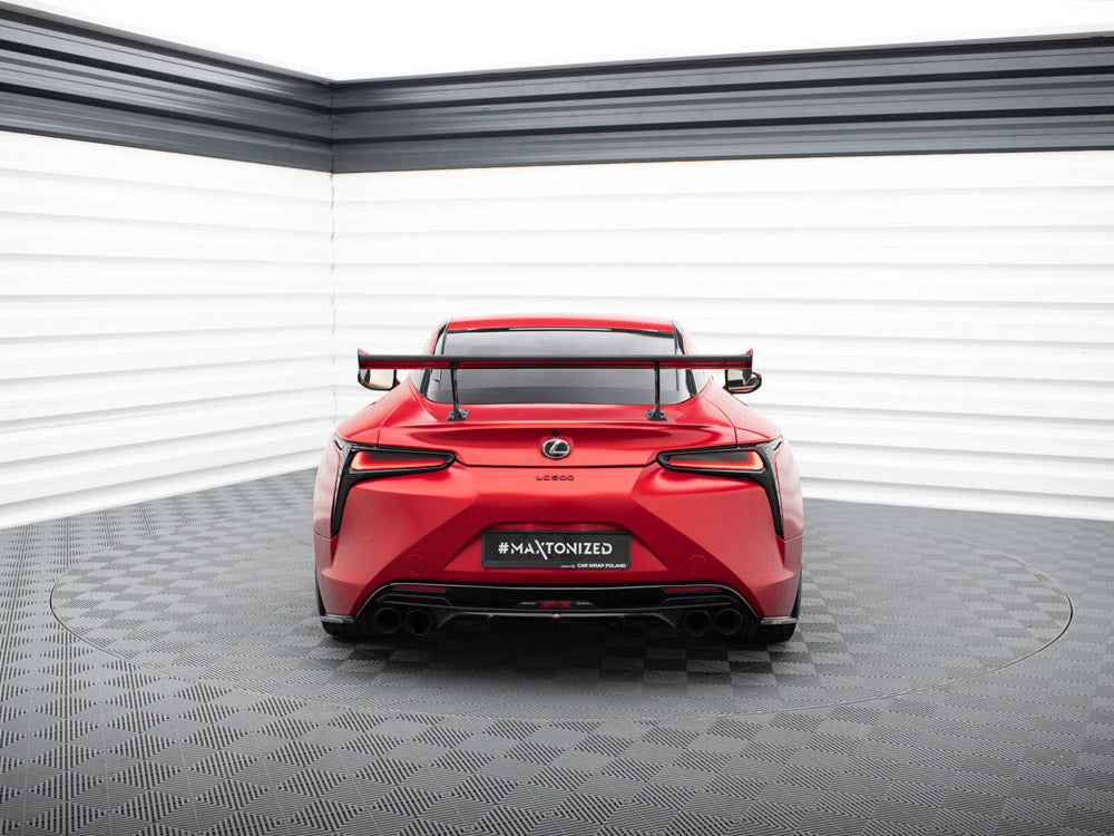 Carbon Spoiler With Internal Brackets Uprights Lexus LC