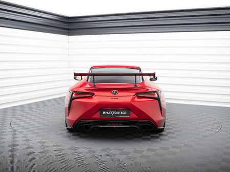 Carbon Spoiler With Internal Brackets Uprights Lexus LC