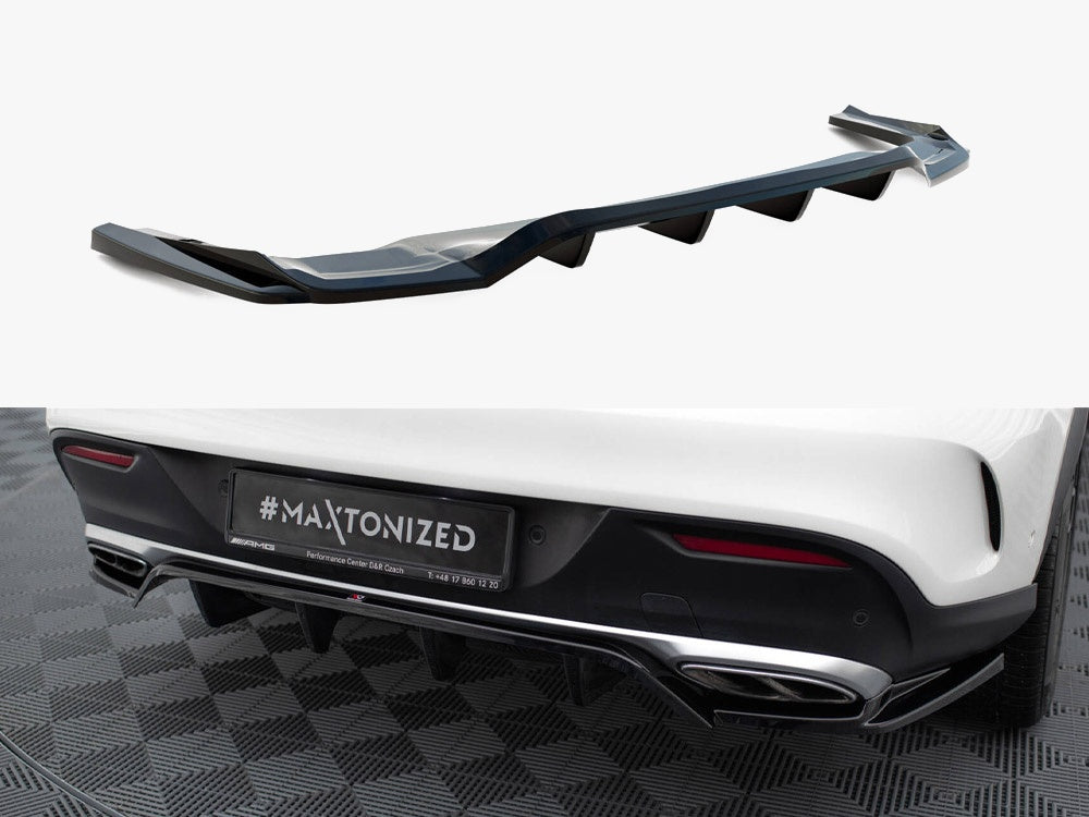 Maxton Design Rear Splitter (Vertical Bars) Mercedes-AMG GLE 43 Coupe C292 - ME-GLE-C292-43-RD1G+RD2G - Image 1