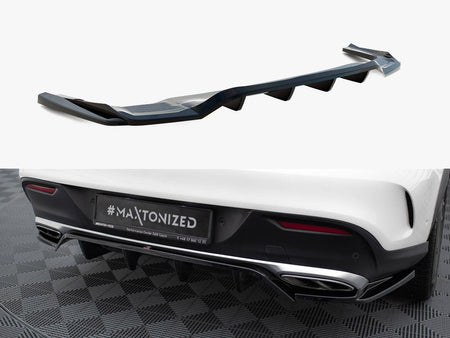 Maxton Design Rear Splitter (Vertical Bars) Mercedes-AMG GLE 43 Coupe C292 - ME-GLE-C292-43-RD1G+RD2G - Image 1