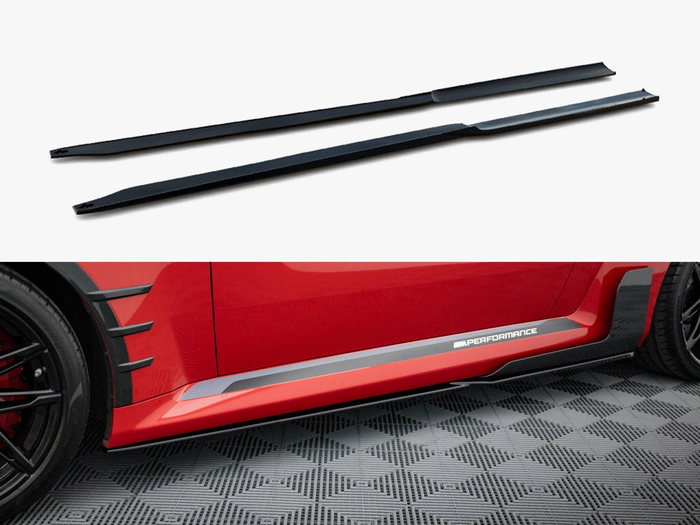 Maxton Design Side Skirts Diffusers BMW M2 M-Performance G87 - BM-M2-G87-MP-SD1G - Image 1