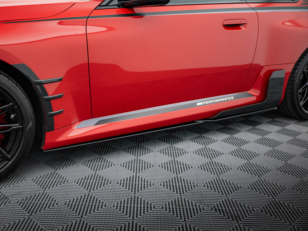 Maxton Design Side Skirts Diffusers BMW M2 M-Performance G87 - BM-M2-G87-MP-SD1G - Image 3