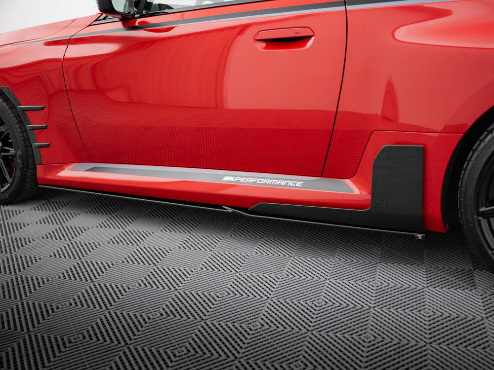 Maxton Design Side Skirts Diffusers BMW M2 M-Performance G87 - BM-M2-G87-MP-SD1G - Image 4