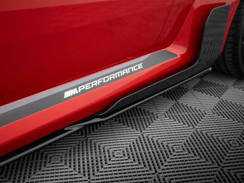 Maxton Design Side Skirts Diffusers BMW M2 M-Performance G87 - BM-M2-G87-MP-SD1G - Image 5