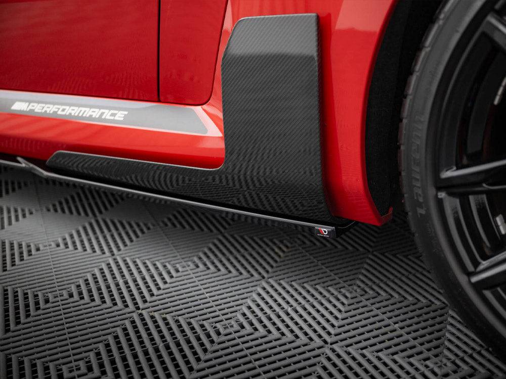 Maxton Design Side Skirts Diffusers BMW M2 M-Performance G87 - BM-M2-G87-MP-SD1G - Image 6