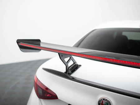 Maxton Design Carbon Spoiler + LED Alfa Romeo Giulia Quadrifoglio - CF-AL-GI-1-QV-INT-245-P+LED - Image 10