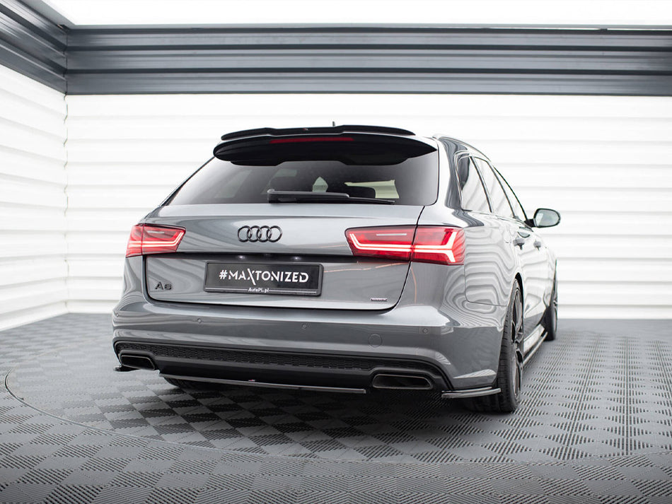 Maxton Design Rear Splitter Audi A6 / A6 C7 S-Line / S6 C7 Facelift - AU-A6-C7F-SLINE-AV-RD1G - Image 2