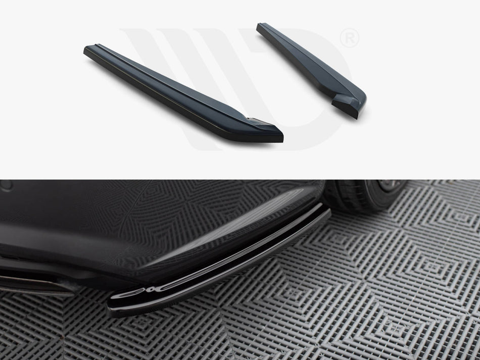 MAXTON DESIGN Rear Side Splitters Audi A6 / A6 C7 S-Line / S6 C7 Facelift - Textured
