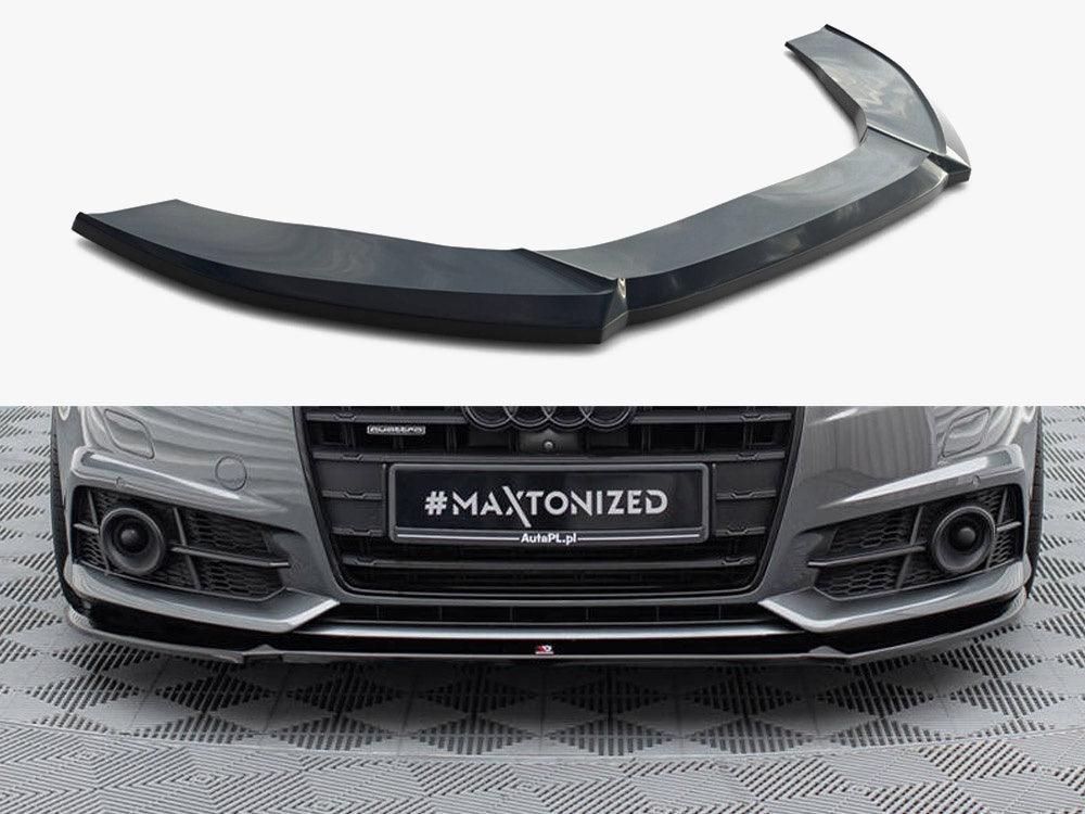 Maxton Design Front Splitter V.1 Audi A6 / A6 C7 S-Line / S6 C7 Facelift - AU-A6-C7F-SLINE-FD1G - Image 1