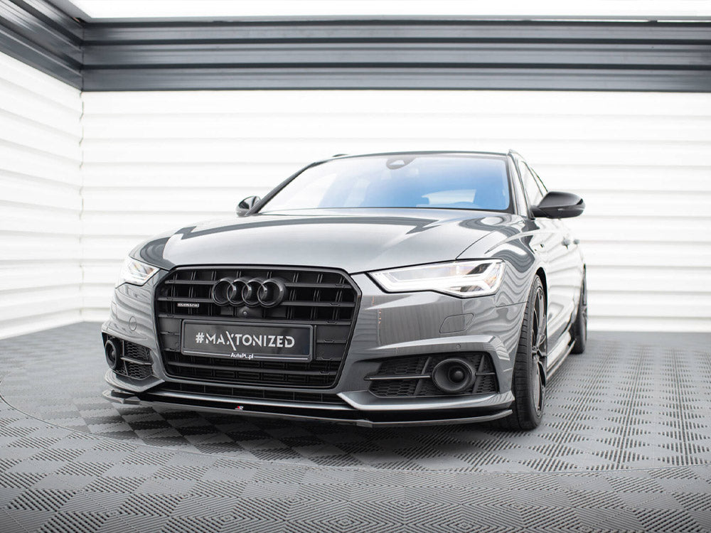 Maxton Design Front Splitter V.1 Audi A6 / A6 C7 S-Line / S6 C7 Facelift - AU-A6-C7F-SLINE-FD1G - Image 2