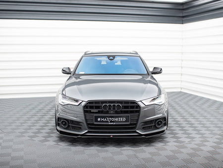 Maxton Design Front Splitter V.1 Audi A6 / A6 C7 S-Line / S6 C7 Facelift - AU-A6-C7F-SLINE-FD1G - Image 3