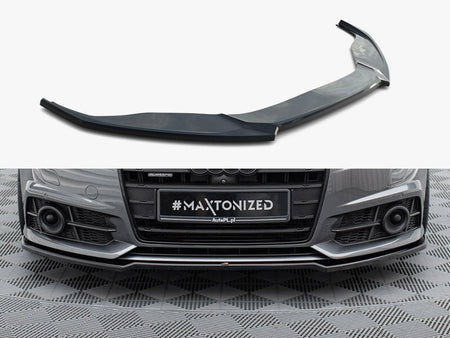 Maxton Design Front Splitter V.2 Audi A6 / A6 C7 S-Line / S6 C7 Facelift - AU-S6-C7F-FD1G - Image 1