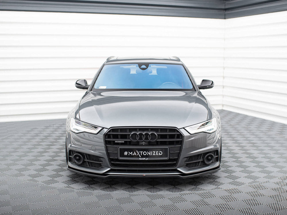 Maxton Design Front Splitter V.2 Audi A6 / A6 C7 S-Line / S6 C7 Facelift - AU-S6-C7F-FD1G - Image 3