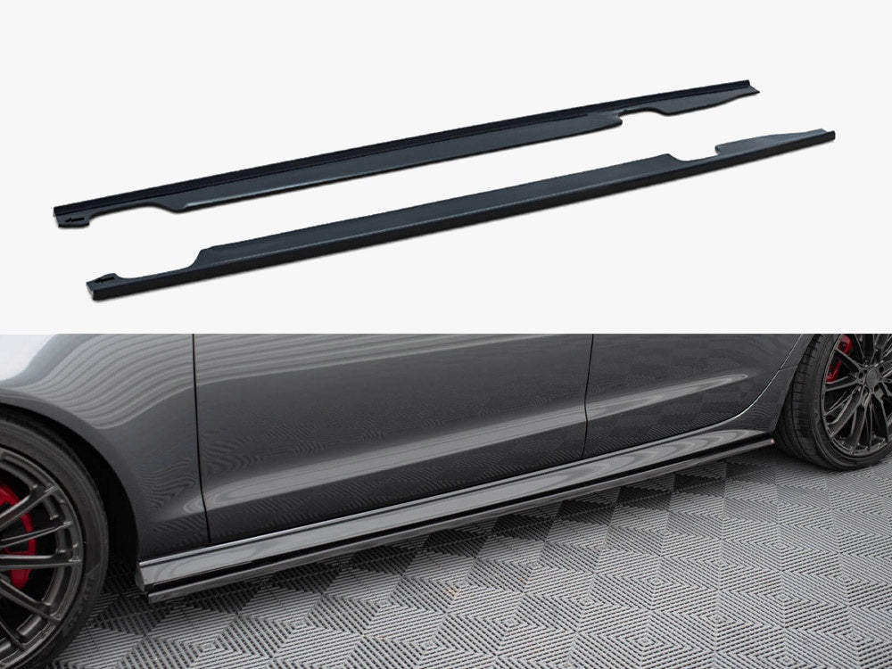 Maxton Design Side Skirts Diffusers Audi S6 / A6 S-Line / A6 C7 FL - AU-S6-C7F-SD1G - Image 1