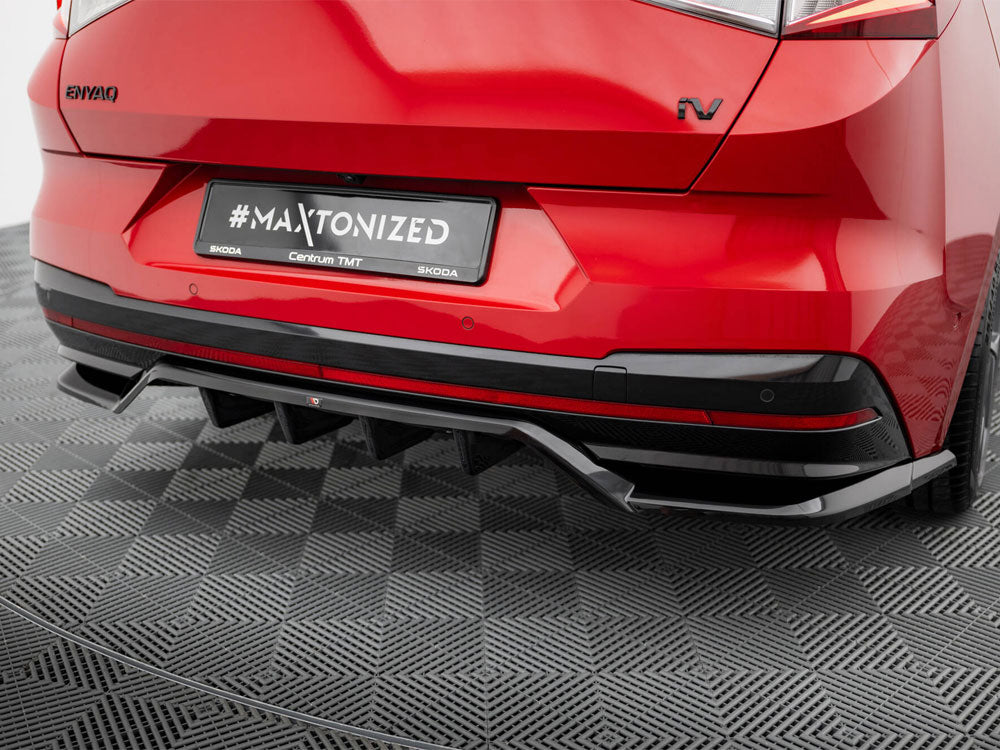 Maxton Design Rear Splitter (Vertical Bars) Skoda Enyaq Coupe iV - SK-EN-1-RS-C-RD1G+RD2G - Image 4
