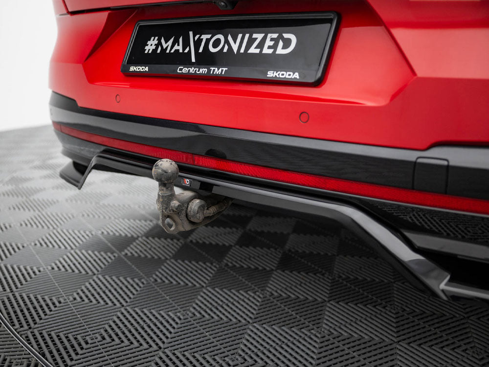 Maxton Design Rear Splitter (Vertical Bars) Skoda Enyaq Coupe iV - SK-EN-1-RS-C-RD1G+RD2G - Image 7