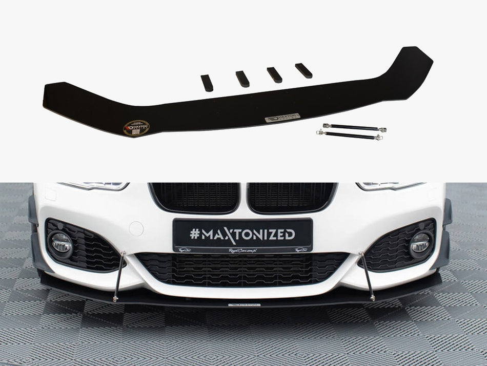 Maxton Design Front Racing Splitter V.1 BMW 1 F20 / F21 Facelift - BM-1-F20F-M-CNC-FD1A - Image 1