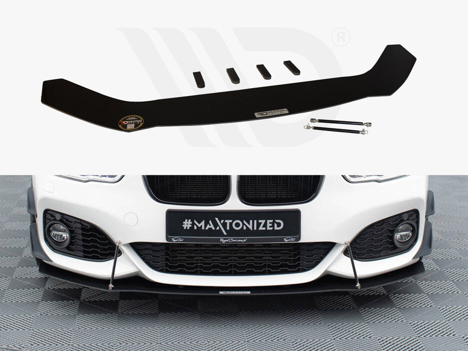 MAXTON DESIGN Front Racing Splitter V.1 BMW 1 F20 / F21 Facelift