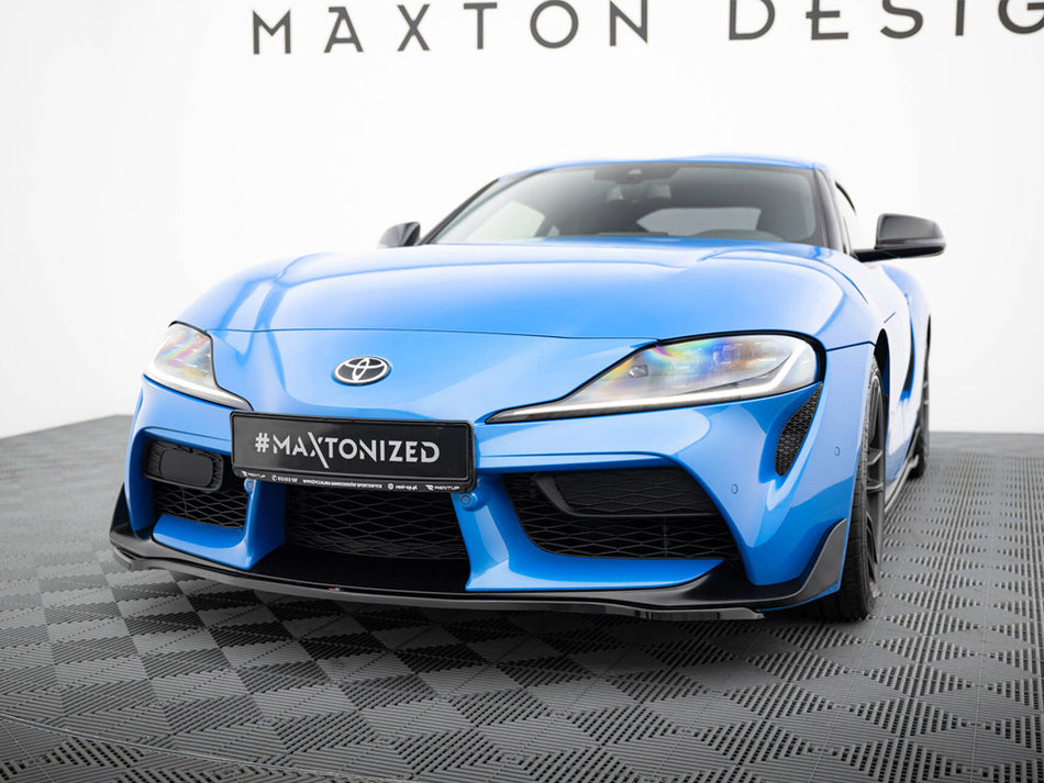 MAXTON DESIGN Front Splitter V.3 Toyota Supra Mk5 - Textured