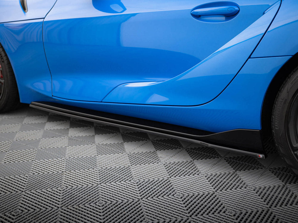 Maxton Design Side Skirts Diffusers V.2 Toyota Supra Mk5 - Carbon Look - TO-SU-5-SD2C - Image 3