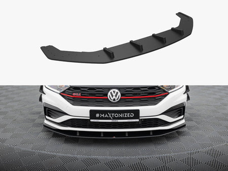 Maxton Design Street PRO Front Splitter Volkswagen Jetta GLI Mk7 - VWJE7GLICNC-FD1B - Image 1
