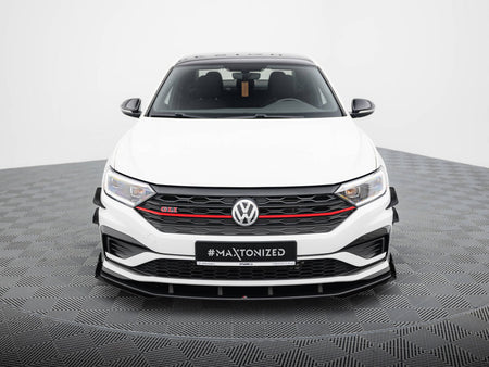 Maxton Design Street PRO Front Splitter + Flaps Volkswagen Jetta GLI Mk7 - VWJE7GLICNC-FD1B+FSF1G - Image 3