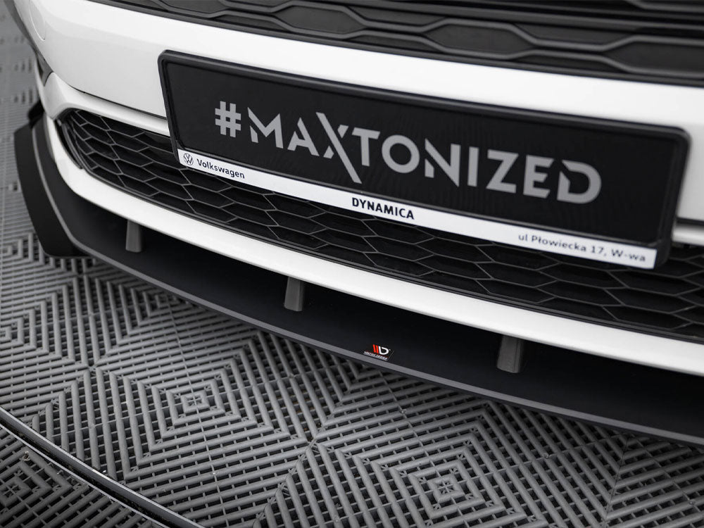 Maxton Design Street PRO Front Splitter + Flaps Volkswagen Jetta GLI Mk7 - VWJE7GLICNC-FD1B+FSF1G - Image 4