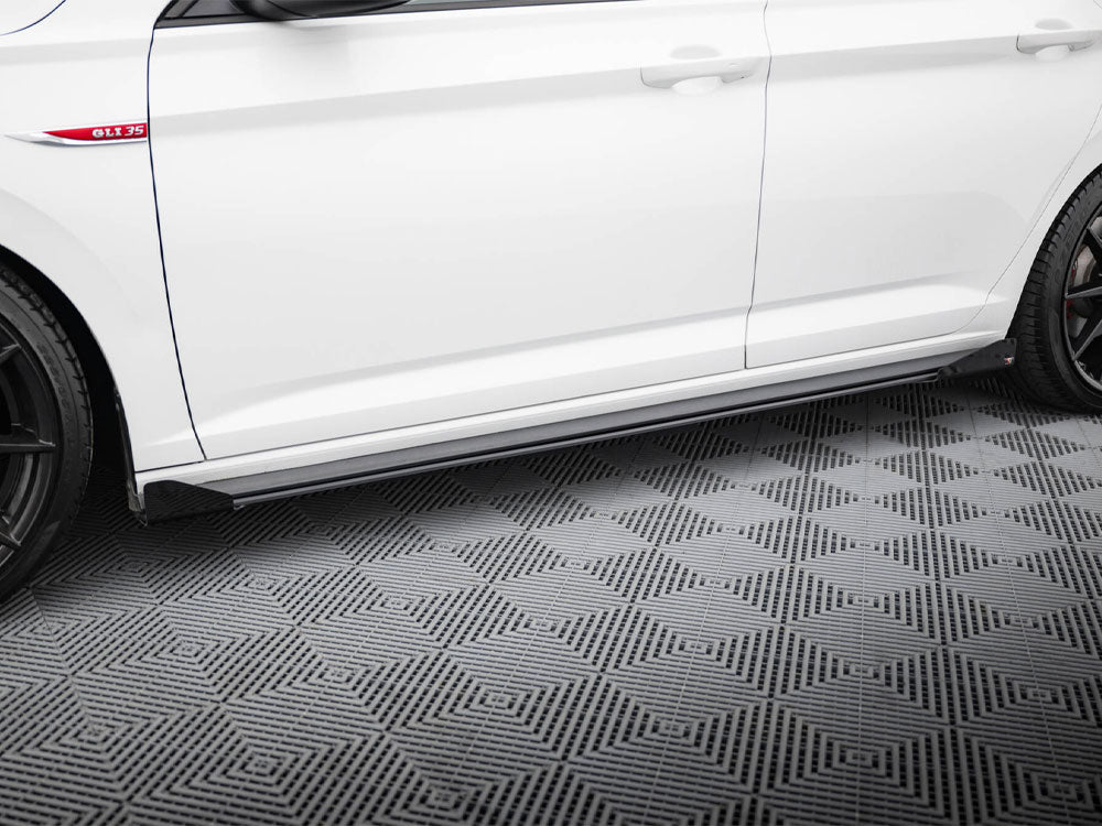 Maxton Design Street PRO Side Skirts Diffusers + Flaps Volkswagen Jetta GLI Mk7 - VWJE7GLICNC-SD1B+SRF1G - Image 3