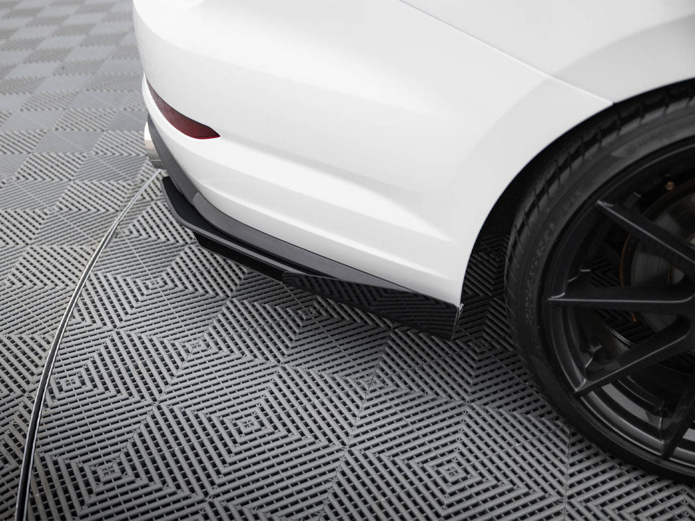 Maxton Design Street Pro Rear Side Splitters + Flaps Volkswagen Jetta GLI Mk7 - VWJE7GLICNC-RSD1B+RSF1G - Image 4