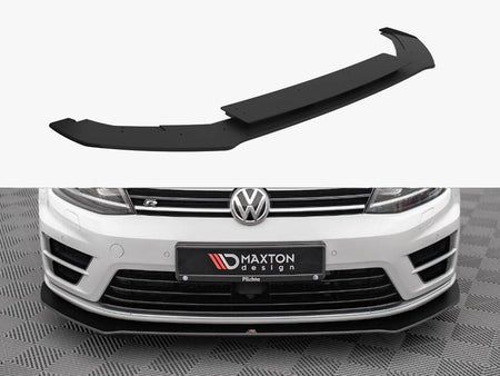Maxton Design Street PRO Front Splitter V.1 VW Golf R Mk7 - VWGO7RCNC-FD1B - Image 1