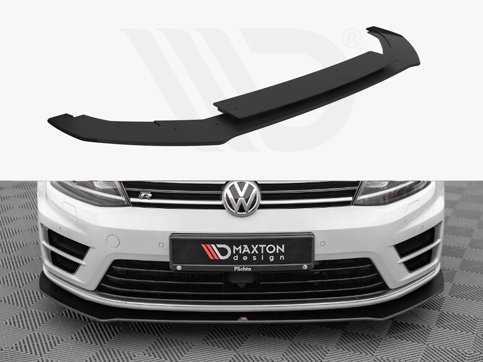 MAXTON DESIGN Street PRO Front Splitter V.1 VW Golf R Mk7